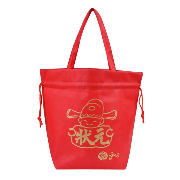 不織布手提束口船型袋