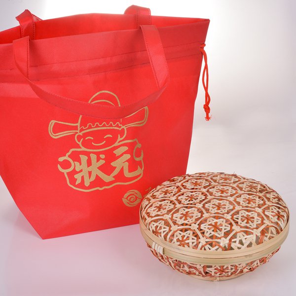 不織布手提束口船型袋