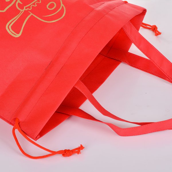 不織布手提束口船型袋