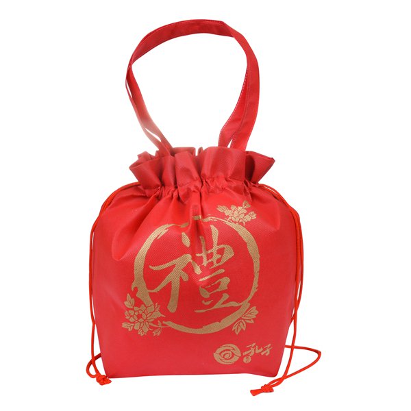 不織布手提束口船型袋