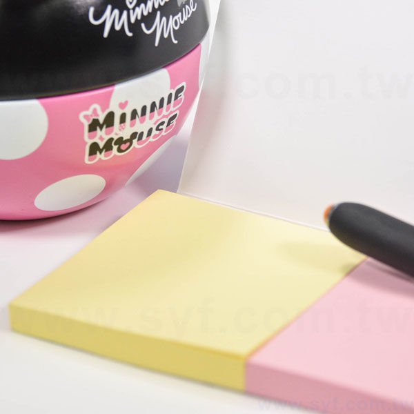 橫式封卡便利貼-二合一N次貼無印刷-封面單面彩色上亮膜