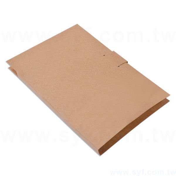 手札式封卡便利貼-三合一N次貼無印刷-封面牛皮紙