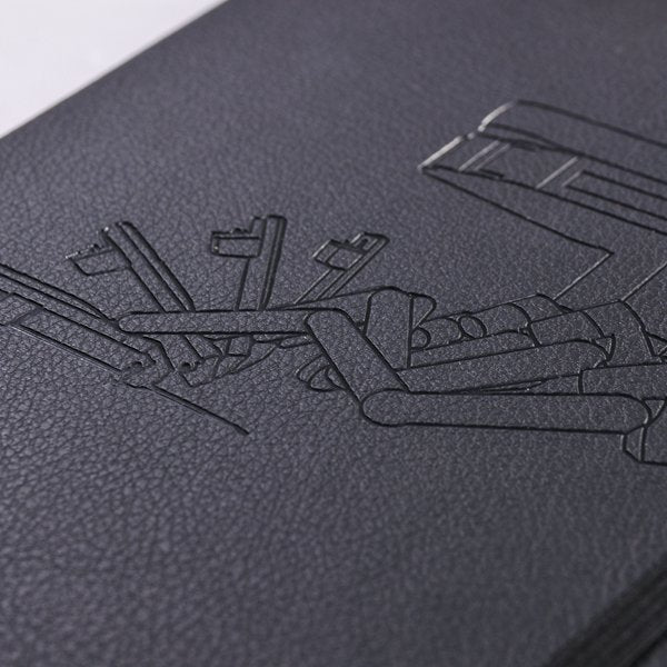 25K皮革烙凹精裝工商日誌