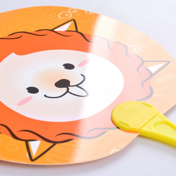 荷葉扇80g廣告扇子製作