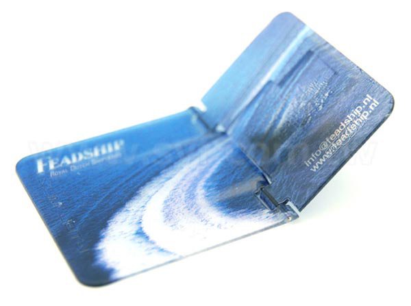 名片隨身碟-摺疊式USB商務禮品-環保名片印刷隨身碟-客製隨身碟容量-採購訂製股東會贈品