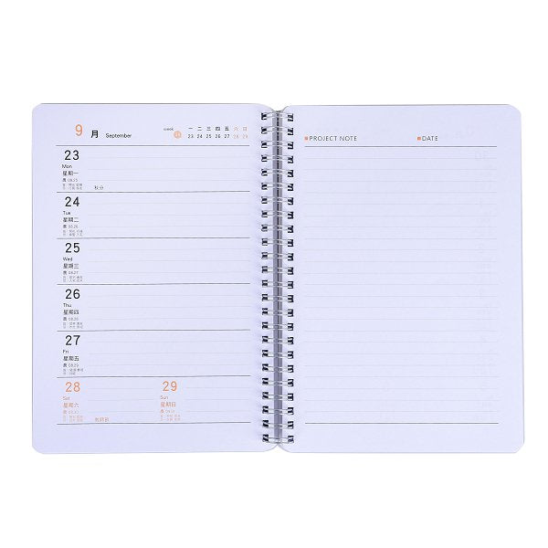 A5金麗卡彩色冷燙印刷筆記本