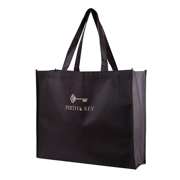 90g不織布袋-有底有側-單面單色-打叉加固