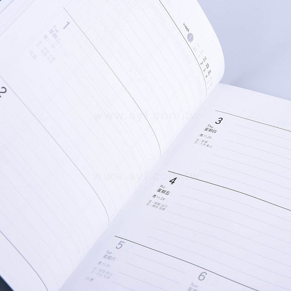 25K燙銀柔纹皮筆記本