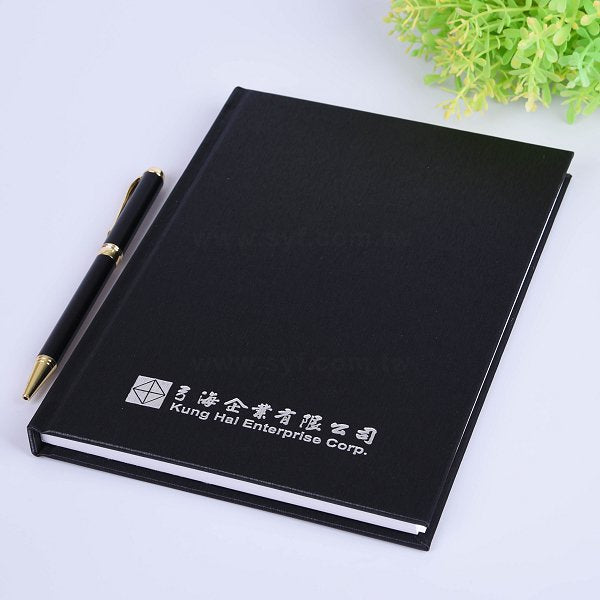 25K燙銀柔纹皮筆記本