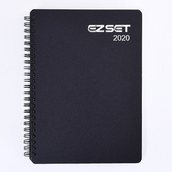 黑卡燙金環裝筆記本