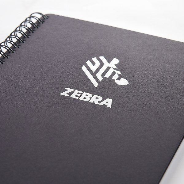 黑卡燙金環裝筆記本