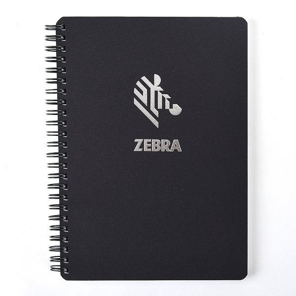 黑卡燙金環裝筆記本