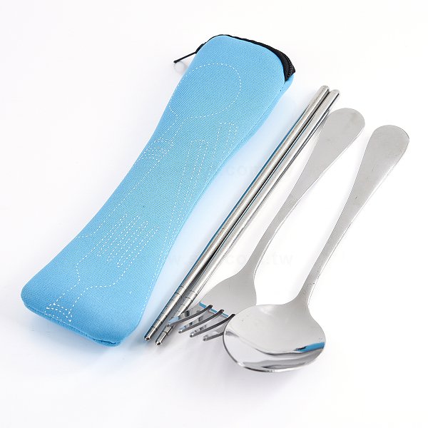 潛水布不鏽鋼餐具組