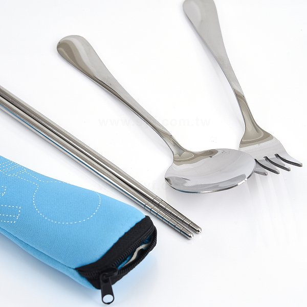 潛水布不鏽鋼餐具組