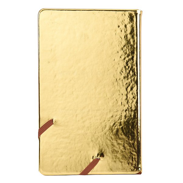 25K精裝硬殼金色皮筆記本