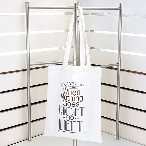 染白帆布側背袋