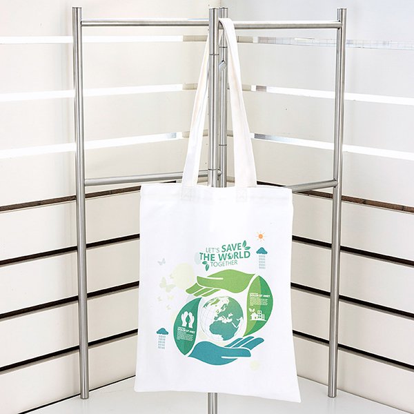 染白帆布側背袋