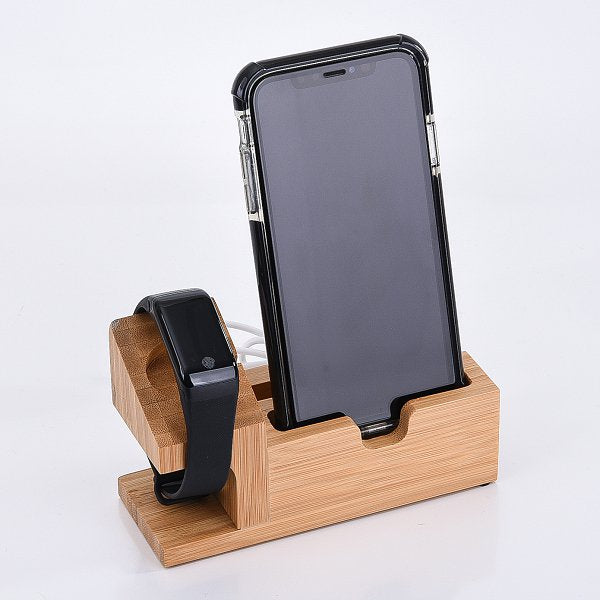 竹木手機擴音底座