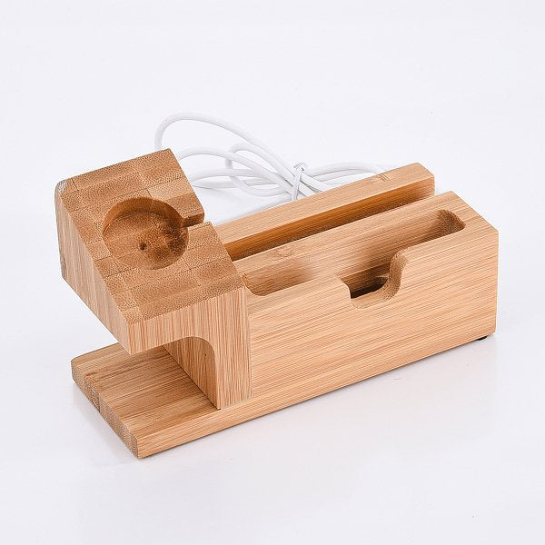 竹木手機擴音底座