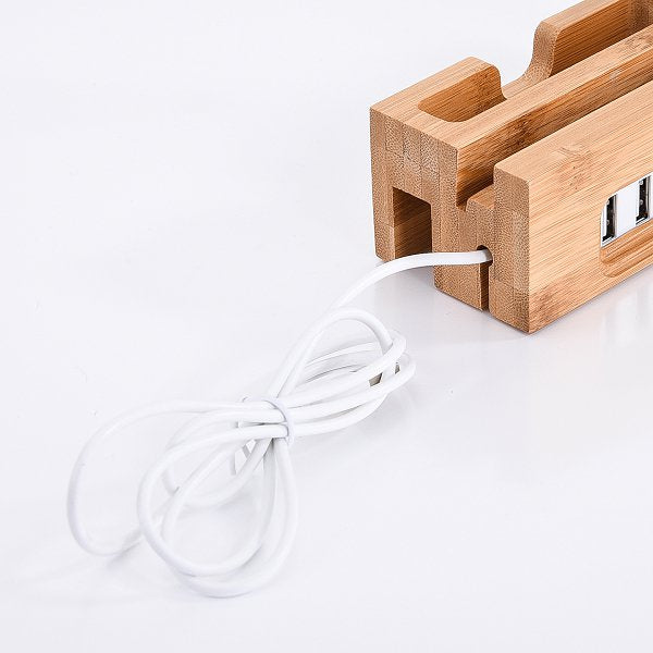 竹木手機擴音底座