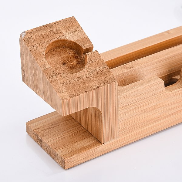 竹木手機擴音底座