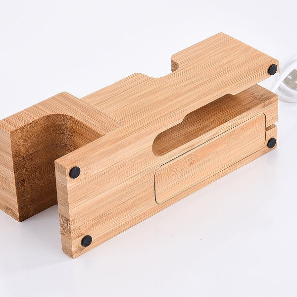 竹木手機擴音底座