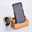 竹木二合一手機擴音底座