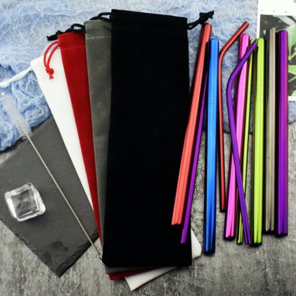 不鏽鋼彩色吸管