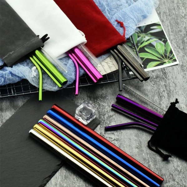 不鏽鋼彩色吸管