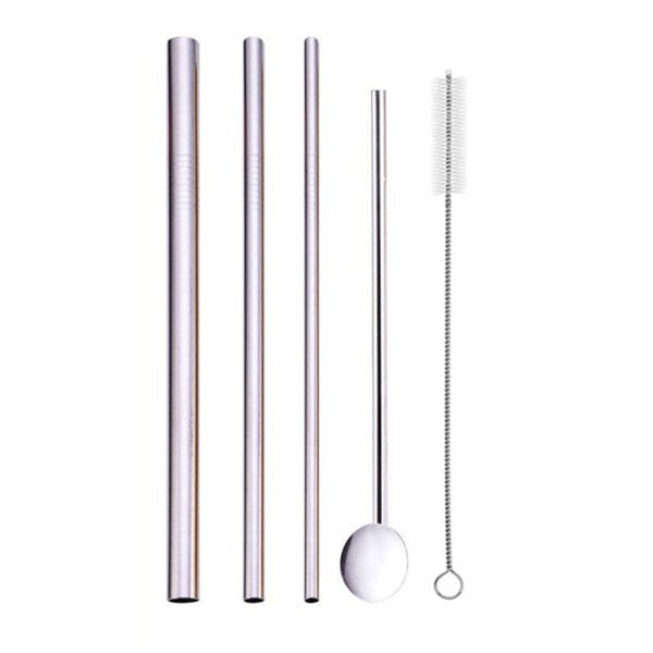 彩色不鏽鋼吸管湯匙