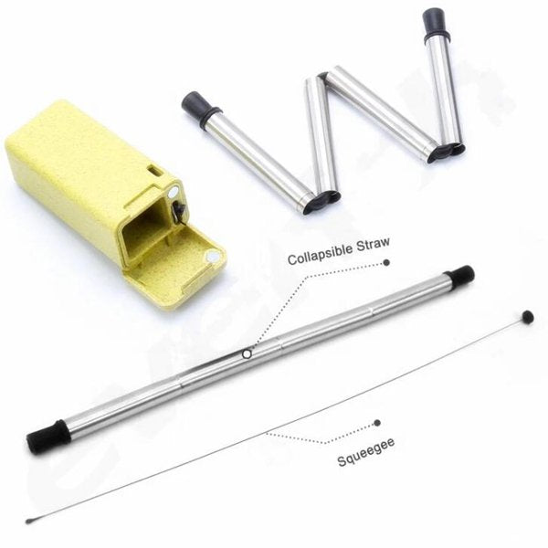 不銹鋼折疊吸管