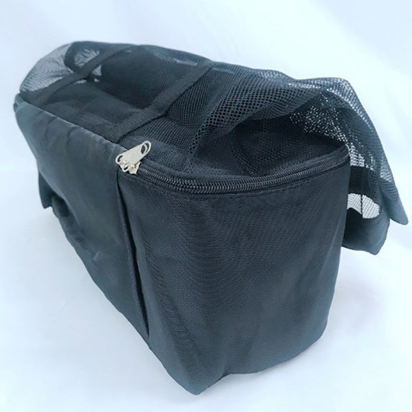 拉鍊保冷袋(掀蓋款)-牛津布+網眼布