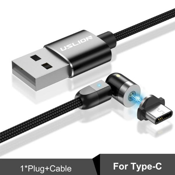 三合一磁吸接頭充電線