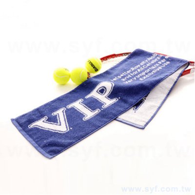 緹花運動毛巾