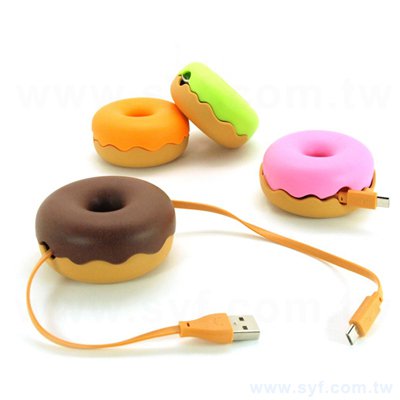 PVC造型手機捲線器