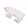 北極熊造型矽膠手機捲線器
