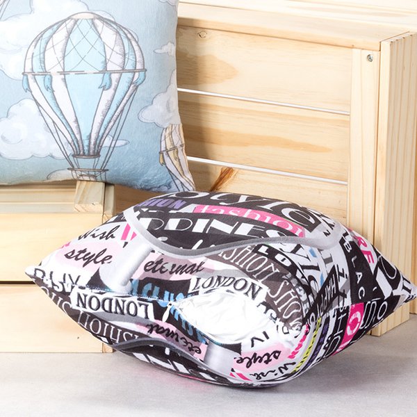 毛絨布抱枕-小型方形毛絨布