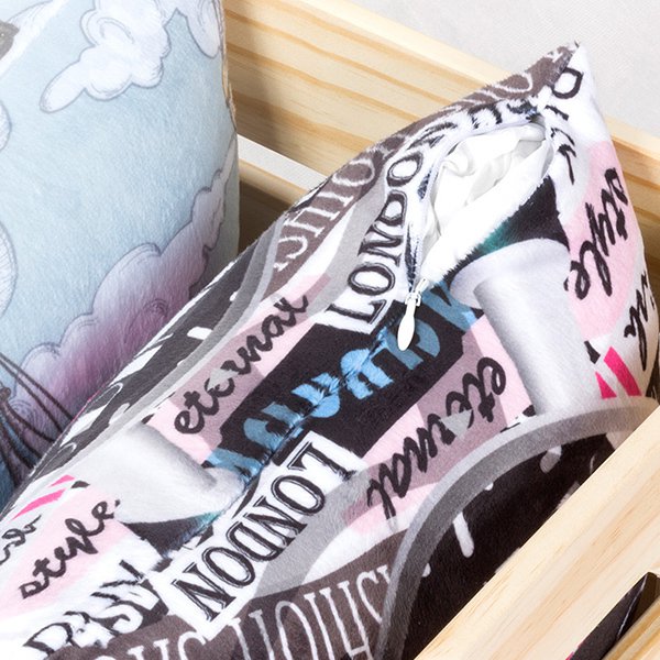 毛絨布抱枕-小型方形毛絨布