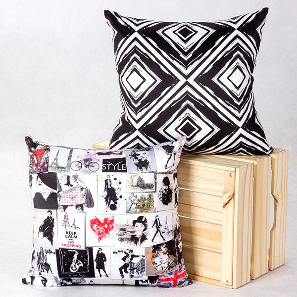 毛絨布抱枕-中型方形毛絨布