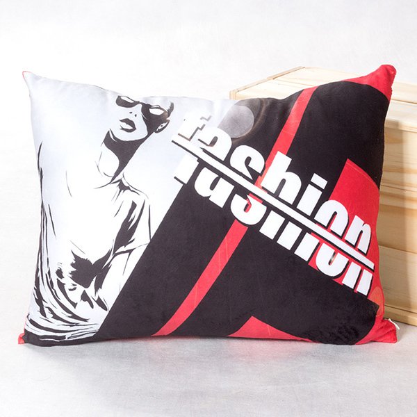 毛絨布抱枕-小型長形毛絨布