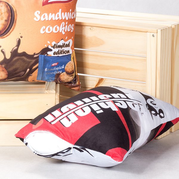 毛絨布抱枕-小型長形毛絨布