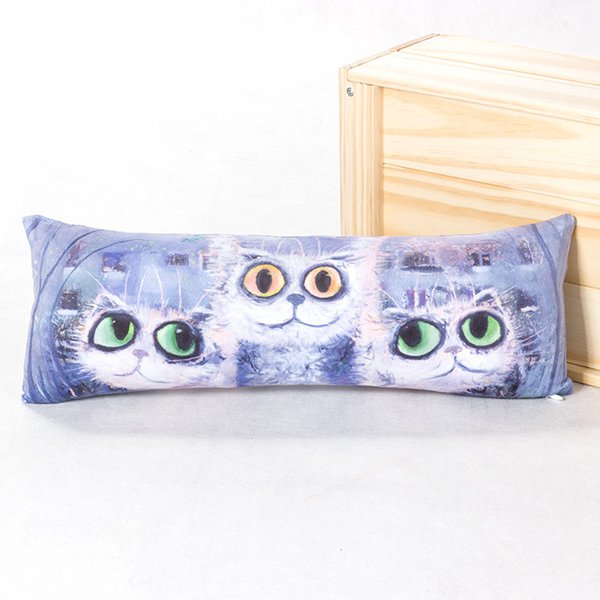 毛絨布抱枕-小型長形毛絨布