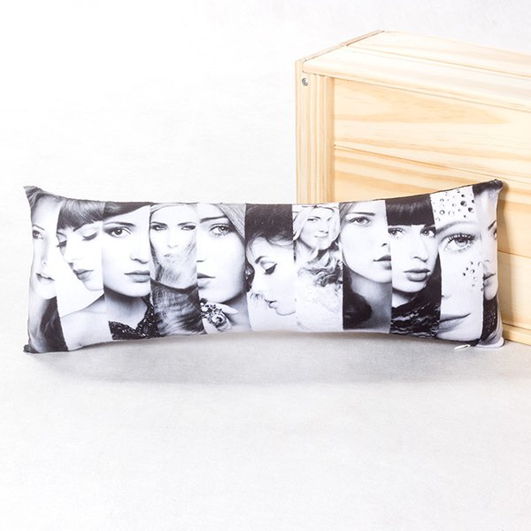 毛絨布抱枕-小型長形毛絨布