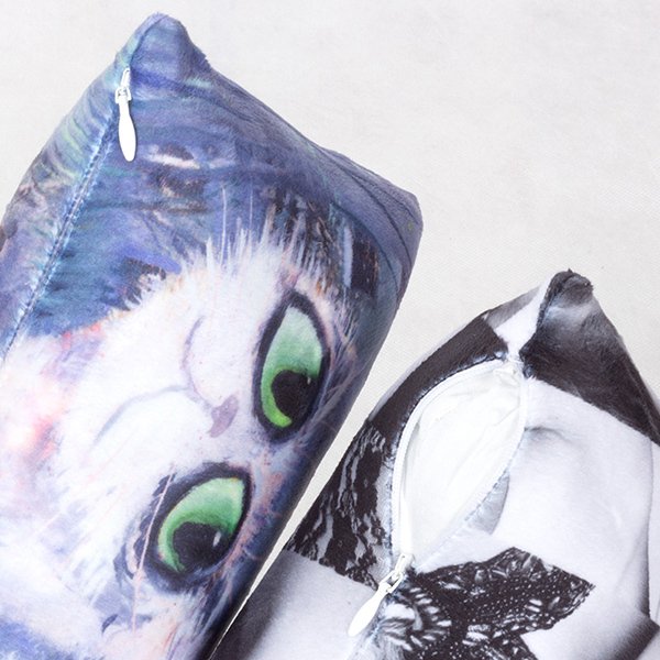 毛絨布抱枕-小型長形毛絨布