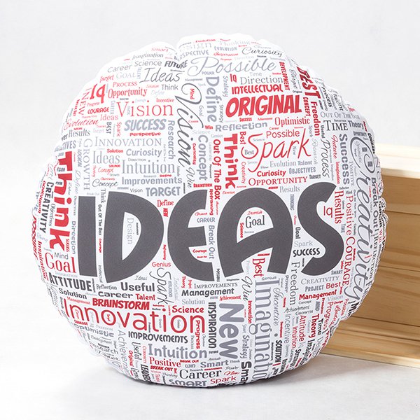 滌綸布抱枕-大型圓形滌綸布