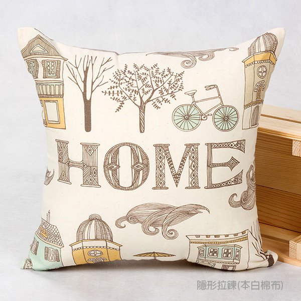 小型方形本白棉布