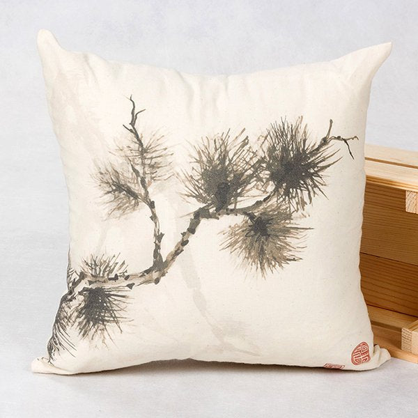 棉布抱枕-小型方形本白棉布