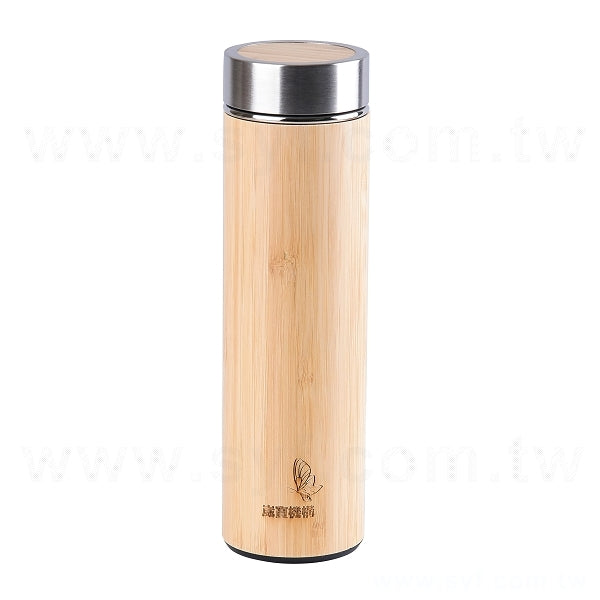 500ml不鏽鋼竹製保溫杯