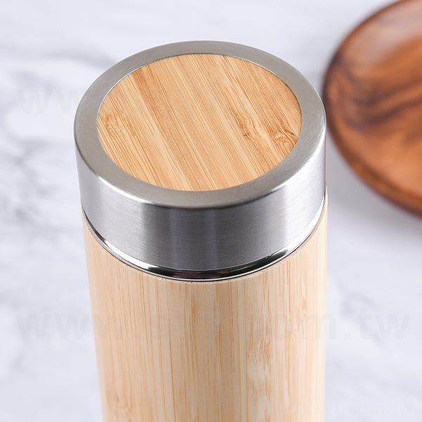 500ml不鏽鋼竹製保溫杯