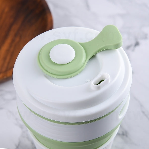 350ml矽膠摺疊杯